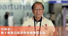 香港足球总会会长贝钧奇简历，他是